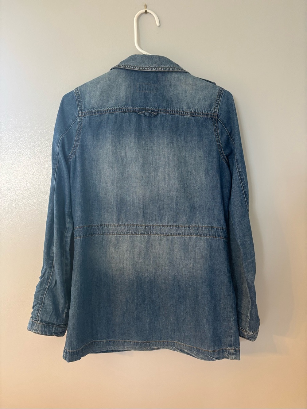 Denim Jacket with Utility Pockets - Picture 2 of 8